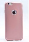 Tecno - İphone Uyumlu İphone 6 Plus / 6s Plus - Kılıf Mat Renkli Esnek Premier Silikon Kapak - Rose Gold