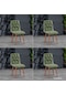 Desire 4 Adet Desire Bank Sandalye Yeşil