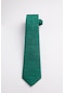 Tudors Klasik Cep Mendilli Desenli Yeşil Kravat-30004 - Erkek
