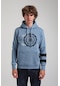 Kapüşonlu Mavi Slim Fit Hoodie 23fwm64054 Mavi