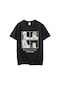 Siyah Fashoion Testere Adam Makima T-shirt Erkek Grafik T Shirt Kısa Kollu Anime Manga Denji Tshirt Serin Tee Üstleri Streetwear Siyah