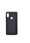Tecno - Xiaomi Redmi Note 6 Pro - Kılıf Mat Renkli Esnek Premier Silikon Kapak - Siyah
