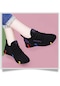 Kozmik Latte Kadın Nefes Kaymaz Platform Moda Rahat Ayakkabılar Koşu Ayakkabıları Siyah Spor Ayakkabı Kadın İçin