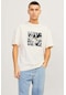 Jack & Jones Jorlafayette Brandıng Tee Bej Erkek Kısa Kol T-shirt 000000000101961700