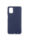 Kilifone - Samsung Uyumlu Galaxy M51 - Kılıf Mat Renkli Esnek Premier Silikon Kapak - Lacivert