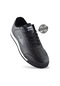 Jump Eva Hafif Taban Ortopedik Taban Unisex Spor Ayakkabı Cilt Malzeme 28165 Siyah