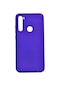 Kilifone - Xiaomi Uyumlu Redmi Note 8 - Kılıf Mat Renkli Esnek Premier Silikon Kapak - Saks Mavi