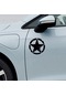 Star Sticker Model 5 - 4x4 Sticker - Off Road Sticker - Jeep Sticker - 20cm X 20cm - Siyah