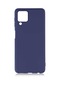 Noktaks - Samsung Galaxy Uyumlu A22 4g - Kılıf Mat Renkli Esnek Premier Silikon Kapak - Lacivert