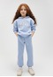 Mavi - Mavi Logo Baskılı Kapüşonlu Mavi Sweatshirt 7610035-70831 Mavi