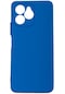Mutcase - Omix Uyumlu X6 - Kılıf Mat Soft Esnek Biye Silikon - Mavi