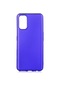 Noktaks - Realme Uyumlu Realme 7 Pro - Kılıf Mat Renkli Esnek Premier Silikon Kapak - Saks Mavi