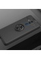 Kilifolsun Huawei Uyumlu Mate 10 Pro Kılıf Yüzüklü Auto Focus Ravel Karbon Silikon Kapak Siyah