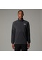 The North Face M Glacier Heavyweight 1/2 Zip Erkek Sweatshirt-28924-koyu Gri Koyu Gri