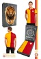 Galatasaray Lisanslı Match Day T-shirt Gs Aslan Baskılı Ahşap Kutulu Koyu Sarı