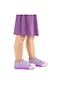 Kiko Kids Linen Cırtlı Kız Çocuk Keten Spor Ayakkabı Lila