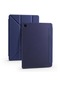 Noktaks - Samsung Galaxy Uyumlu Samsung Galaxy Tab A7 10.4 T500 2020 - Kılıf Kalem Bölmeli Stand Olabilen Origami Tri Folding Tablet Kılıfı - Lacivert