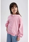 Defacto Kız Çocuk Relax Fit Kapüşonlu Sweatshirt Z4554A623SPPN167