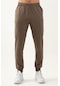 Maraton Sportswear Comfort Erkek Ribana Paça Basic Kakao Eşofman Altı 21625-kakao Kahverengi