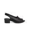 Elit Sis30027 Kadın Klasik Topuklu Ayakkabı Siyah-siyah