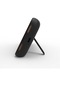 Noktaks - iPhone Uyumlu 12 Mini - Şarjlı Kılıf Standlı Led Göstergeli Powerbank Kılıf - Siyah