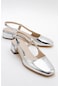 66 Gümüş Kadın Topuklu Sandalet