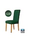Jms Omıya Koyu Yeşil 1 Adet Su Geçirmez Sandalye Kılıfı Streç Koruyucu Koltuk Kılıfı Sandalye Kılıfı S