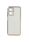 Noktaks - Xiaomi Uyumlu Xiaomi Redmi Note 11e - Kılıf Parlak Renkli Bark Silikon Kapak - Beyaz