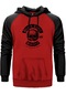 Black Label Society 20 Anniversary For Society Tour Kırmızı Renk Reglan Kol Sweatshirt