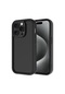 Mutcase - İphone Uyumlu İphone 15 Pro Max - Kılıf Kamera Korumalı Renkli Ananas Silikon Kapak - Siyah