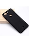Kilifone - Xiaomi Uyumlu Redmi 6 - Kılıf Mat Renkli Esnek Premier Silikon Kapak - Siyah