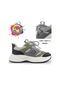 Cool Birian Bağcık Görünümlü Cırt Cırtlı Sneaker Ortopedik Çocuk Spor Ayakkabı Haki