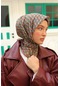 Silk Home Soft Eşarp 73073-13 Gri, Haki, Taba, Yeşil