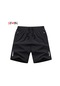 Sfabl Erkek Fitness Şortu - Yaz Spor Salonu Koşu Plaj Boardshorts Çabuk Kuruyan Nefes Kısa Pantolonkoyu Gri Kadın Koyu Gri