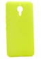 Tecno - General Mobile Gm 5 Plus - Kılıf Mat Renkli Esnek Premier Silikon Kapak - Sarı