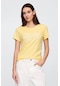 Gap V-ss Logo Classic Kadın Tişört SARI