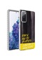 Kilifone - Samsung Uyumlu Galaxy S20 Fe - Kılıf Kenarlı Renkli Desenli Elegans Silikon Kapak - No3