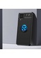 Kilifone - Samsung Uyumlu Galaxy M12 - Kılıf Yüzüklü Auto Focus Ravel Karbon Silikon Kapak - Siyah-mavi
