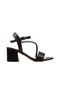 M2s Siyah Caio Kadın Tek Bant Taşlı Klasik Ayakkabı Siyah