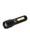 Powermaster Jf-72 X2000 Zoomlu Flash Özellikli Şarjlı Metal Kasa El Feneri Siyah