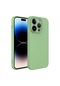 Noktaks - iPhone Uyumlu 14 Pro - Kılıf Kamera Korumalı Mara Lansman Kapak - Açık Yeşil