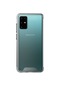Tecno - Samsung Galaxy Uyumlu S20 Plus - Kılıf Koruyucu Tatlı Sert Gard Silikon - Renksiz