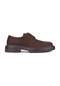 Shoetyle - Kahverengi Nubuk Deri Bağcıklı Erkek Klasik Ayakkabı 250-451-1031-kahverengi