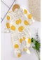 Ladybirds Erkek Bebek Ayıcık Desenli Uzun Kollu Patikli Tulumu-788-sarı