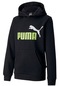 Puma Essentials 2 Col Fleece Erkek Çocuk Kapüşonlu Sweatshirt Siyah