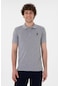 U.s. Polo Assn. Erkek Gri Melanj Tişört Basic 50298041-vr086 Gri Melanj