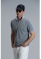 Lufian Erkek Vernon Smart Polo T-shirt 111040163 Gri