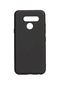Noktaks - Lg Uyumlu Lg Q60 - Kılıf Mat Renkli Esnek Premier Silikon Kapak - Siyah