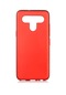 Kilifone - Lg Uyumlu K51s - Kılıf Mat Renkli Esnek Premier Silikon Kapak - Kırmızı