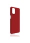 Tecno - Samsung Galaxy Uyumlu M51 - Kılıf Mat Soft Esnek Biye Silikon - Kırmızı